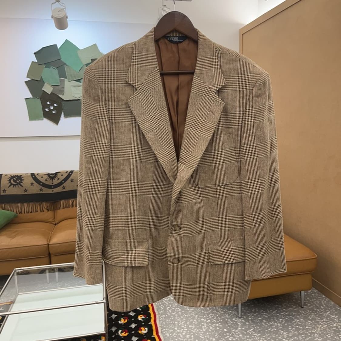 폴로 랄프로렌 90's 하운드체크 블레이저 자켓 100 C08168 상품이미지3