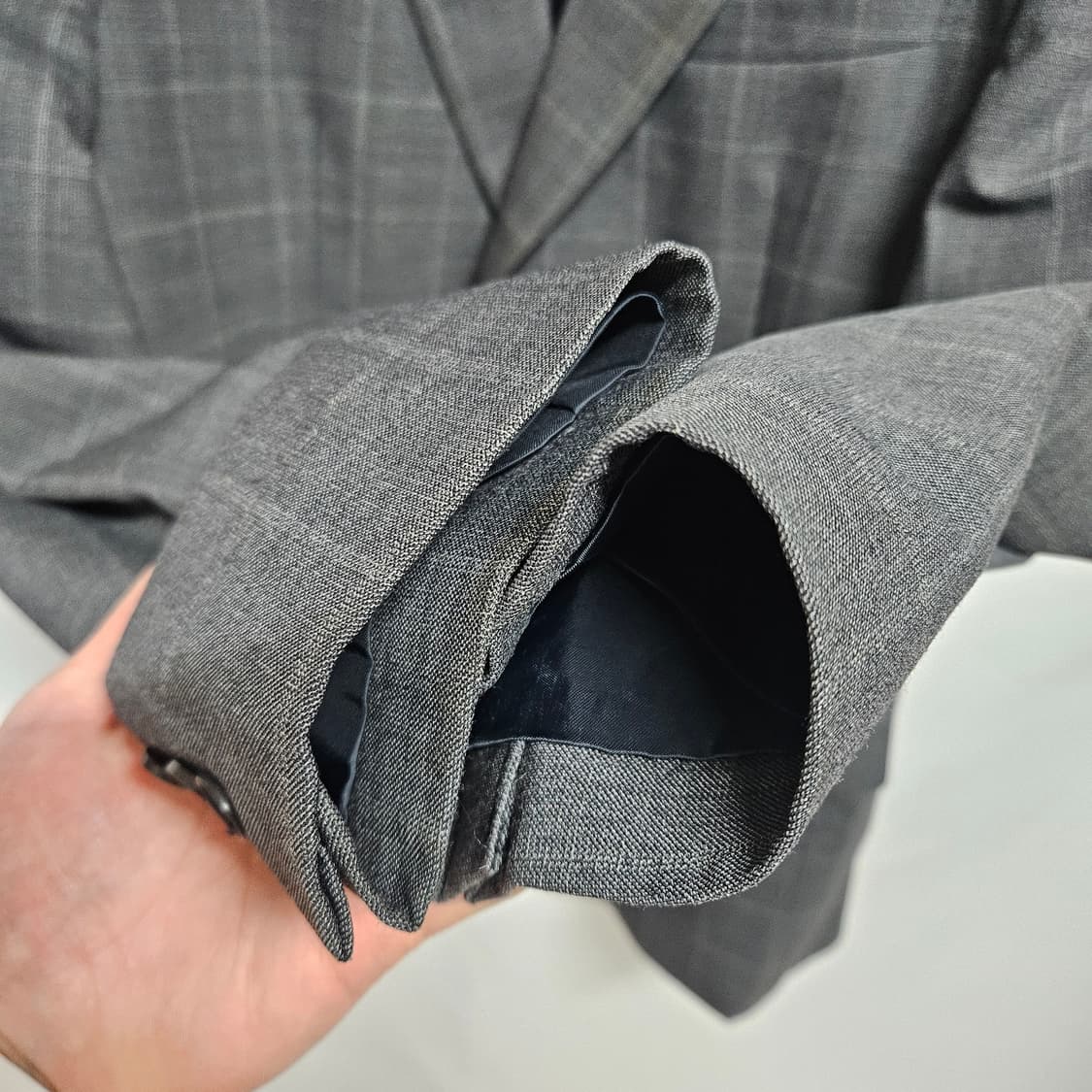 지오송지오 사계절 체크 정장 셋업 110/32 상품이미지5