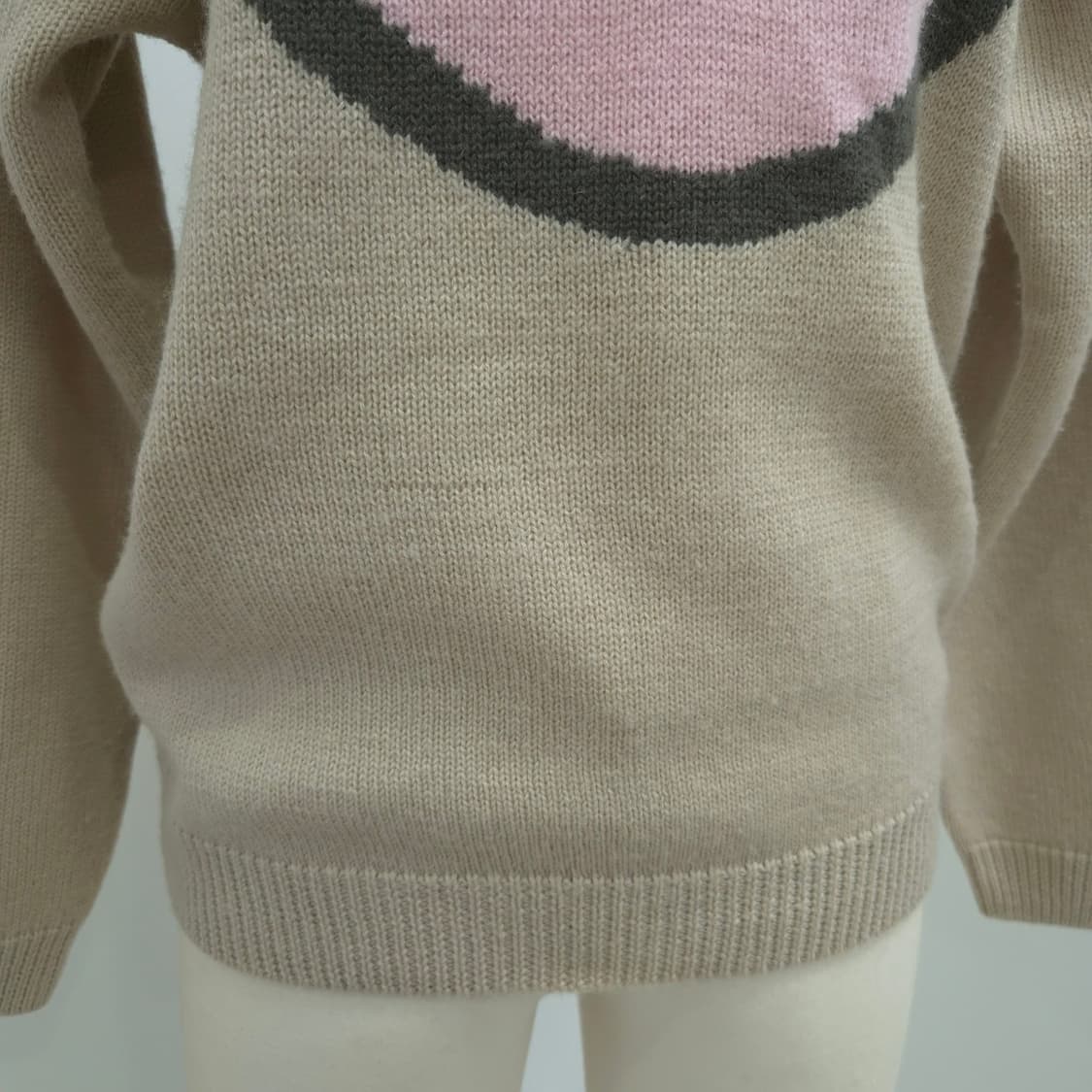 울100 플라워자수 카라 니트 상품이미지5