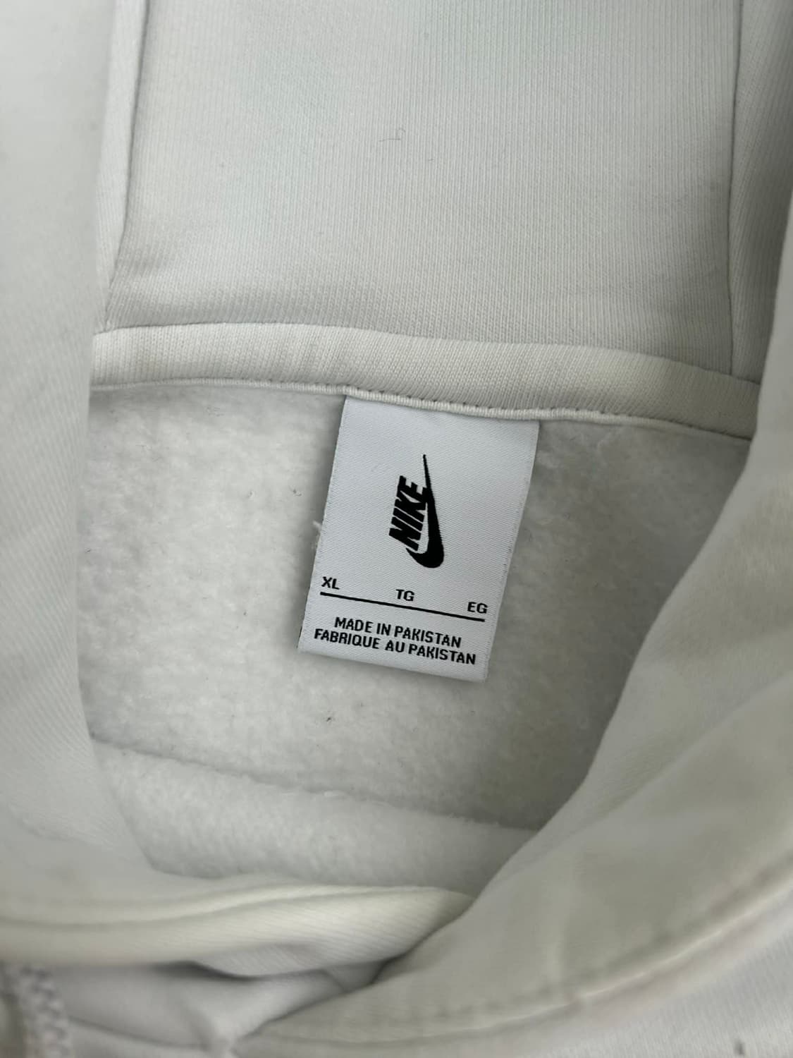 [XL] 나이키 NRG 화이트 스우시 스웻 셔츠 후드티 상품이미지3