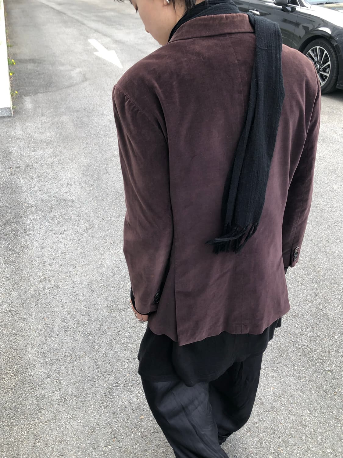 우영미 벨벳 테일러드 자켓 상품이미지3