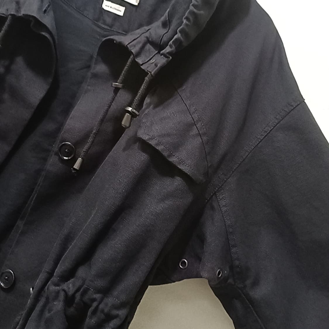 국내 이자벨마랑 린넨 봄 가을 후드 자켓 여성 S 큐티 블랙 사랑봉봉 상품이미지5