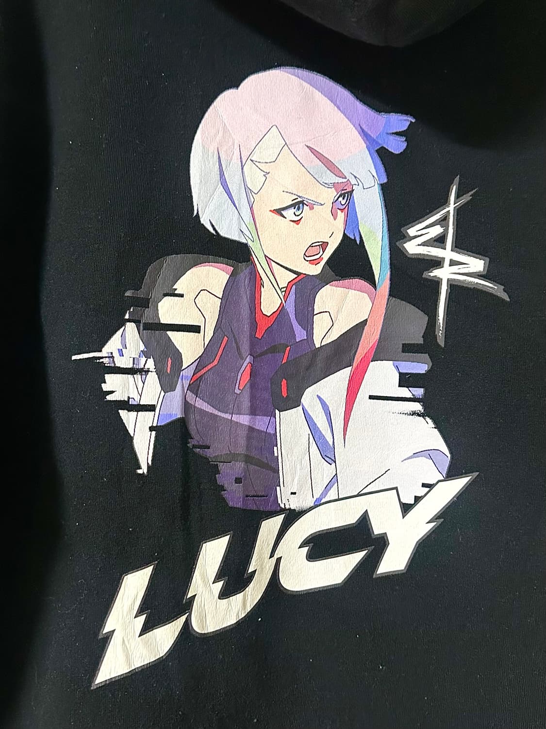 사이버펑크 엣지러너 루시 후드 (공식 머천다이즈) 상품이미지4