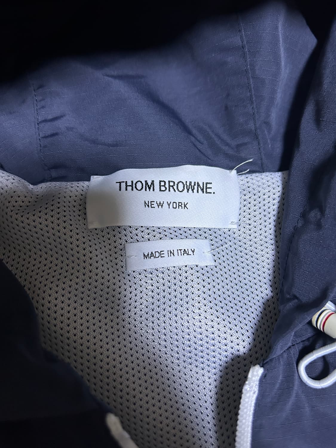 [3] 톰브라운 립스탑 메쉬 바람막이 네이비 상품이미지2