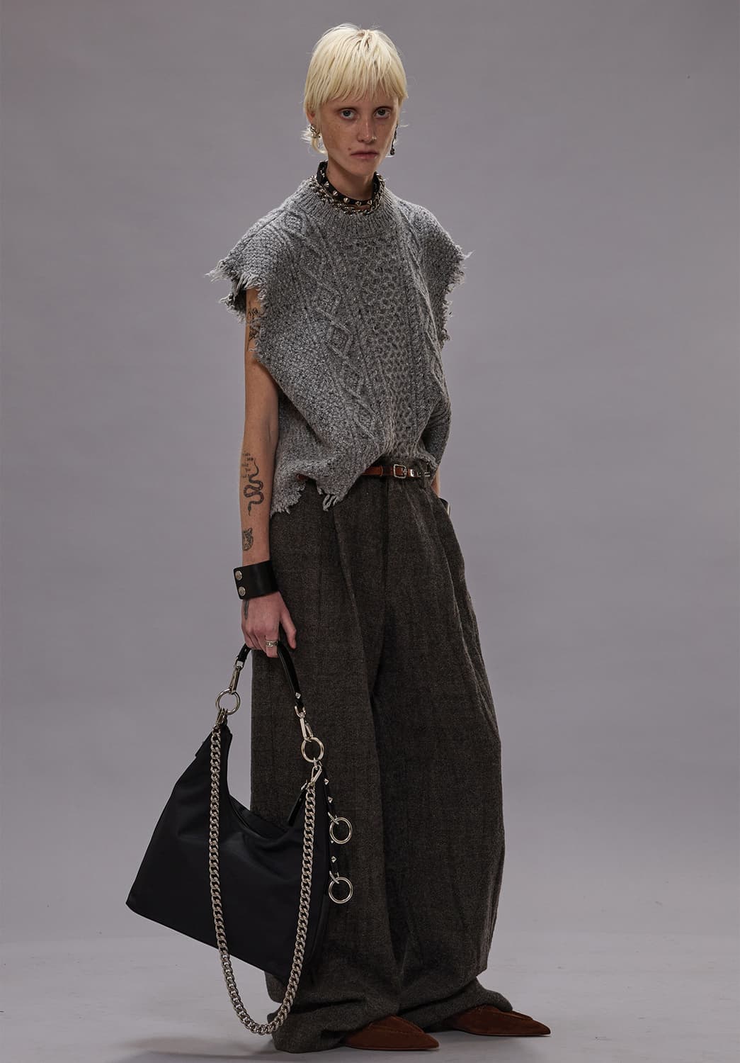 r13 케이블 스웨터 베스트 s 상품이미지2