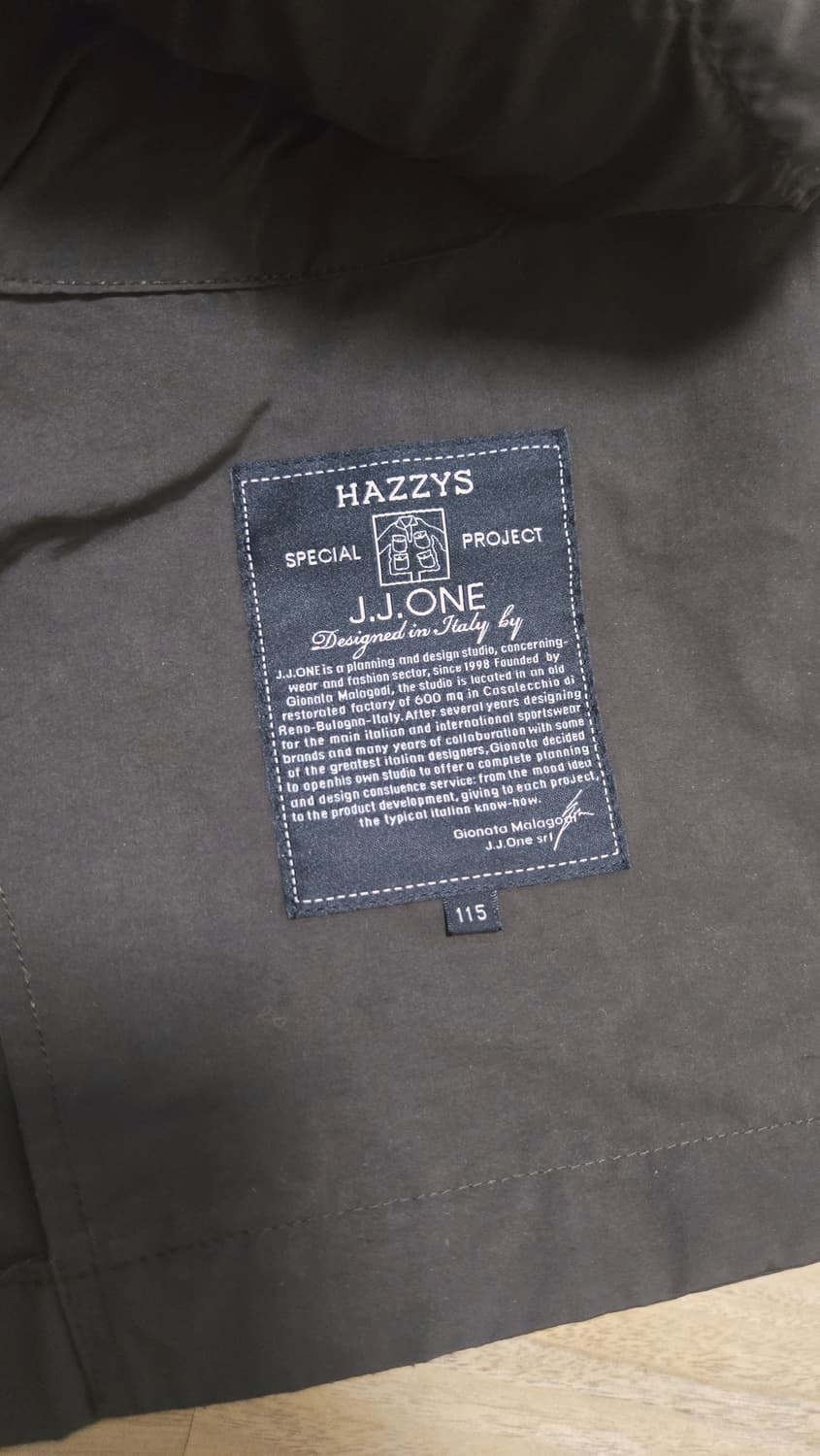 J.J.ONE*헤지스 브라운 패딩코트 상품이미지9