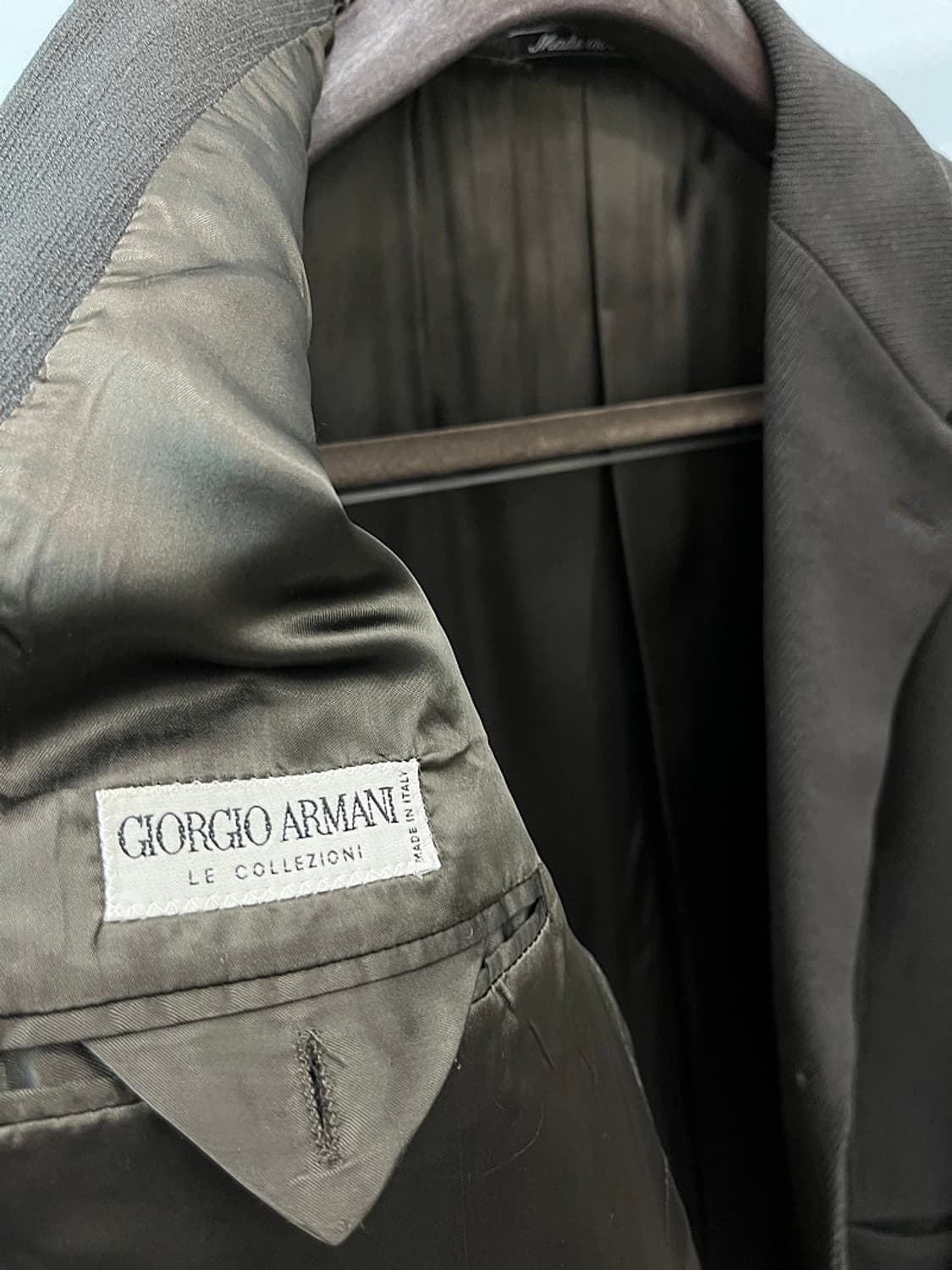 105) 조르지오알마니 캐시미어 롱코트 상품이미지5