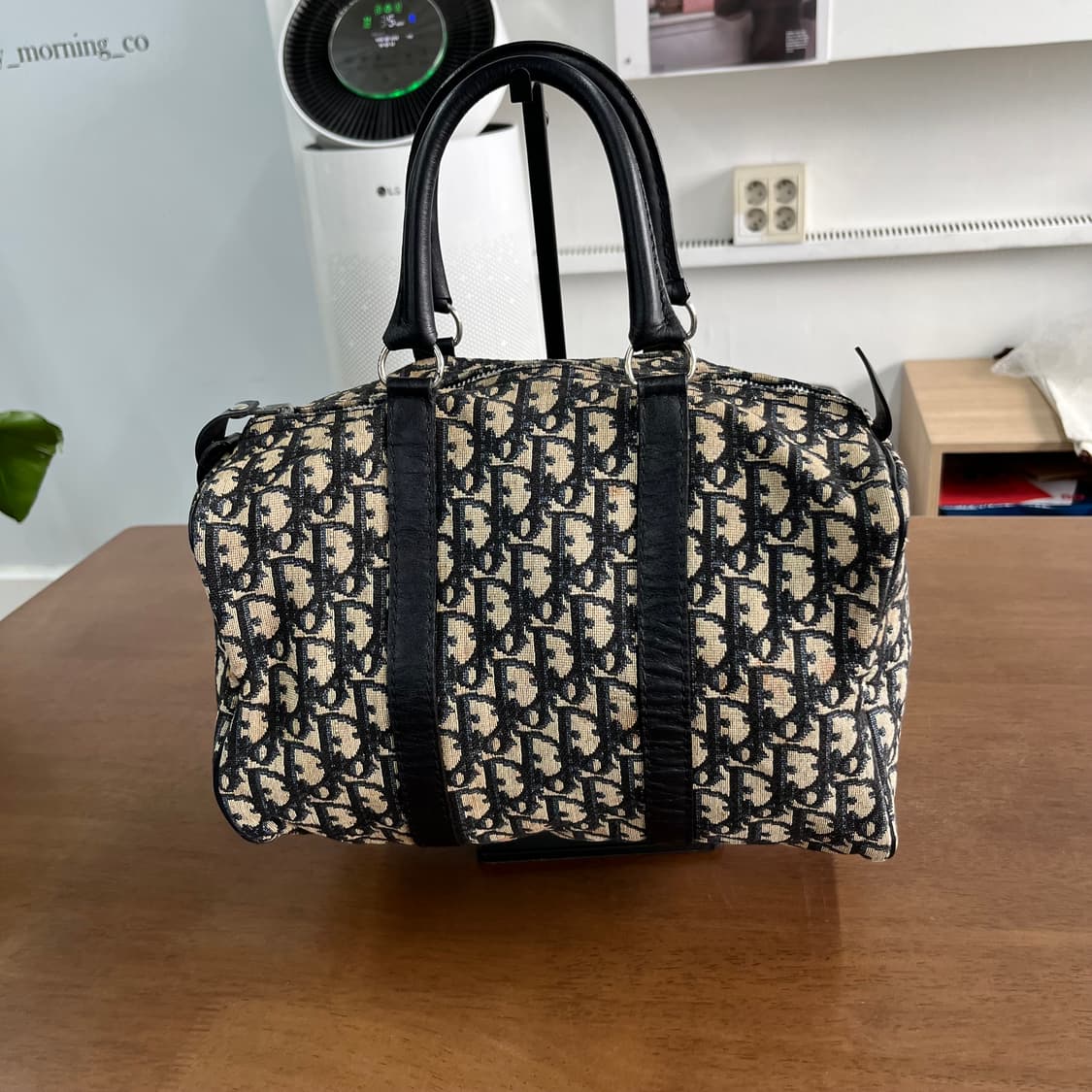 디올 올드 빈티지 오블리크 보스턴백 상품이미지5