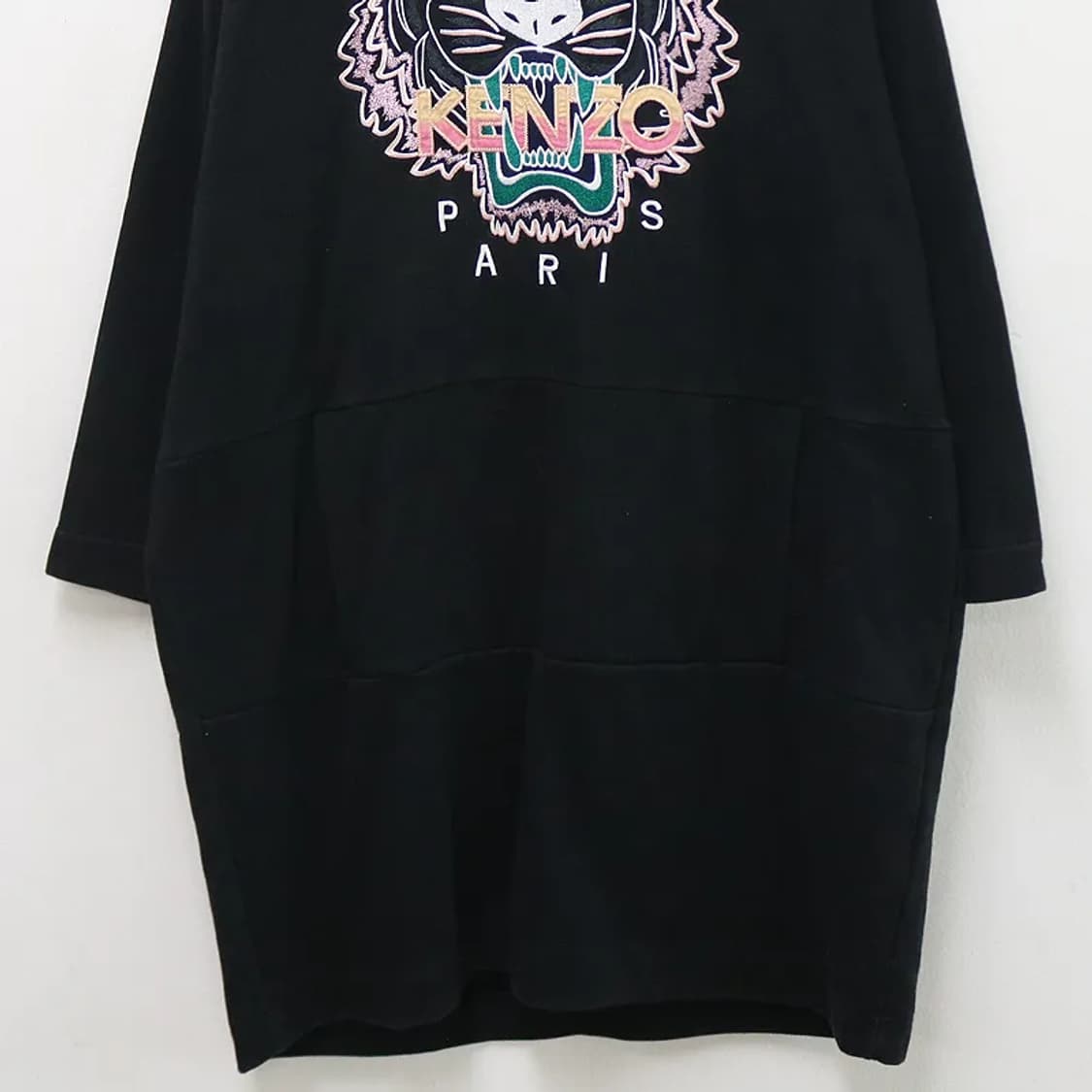 겐조 로고 자수 터틀넥 원피스 61073 상품이미지4