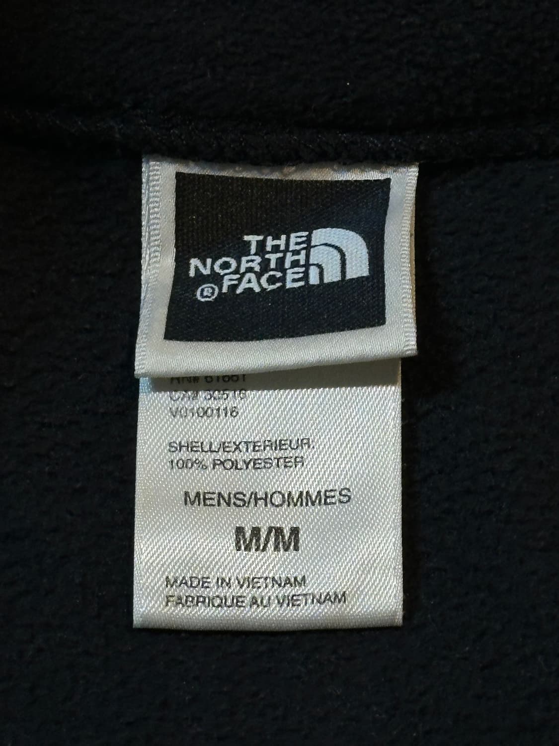 희귀) 노스페이스 넥로고 하프 반집업 플리스 롱슬리브 긴팔 블랙 상품이미지4