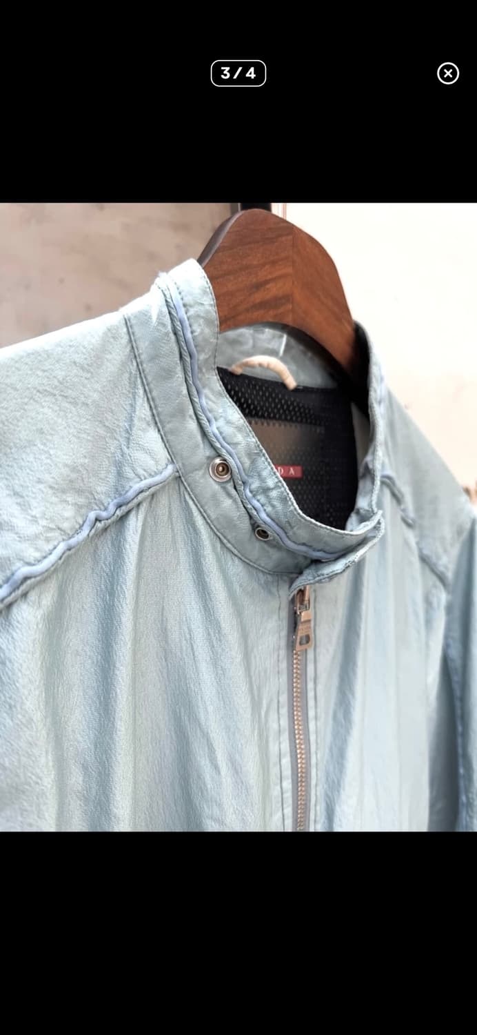 프라다스포츠 메탈 바이커자켓 상품이미지3