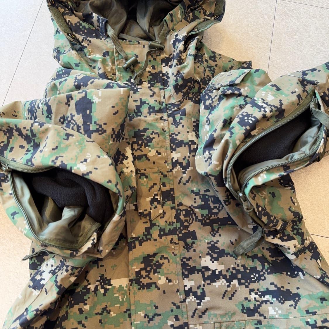 USMC MARPAT 방수 자켓 s-r 상품이미지3