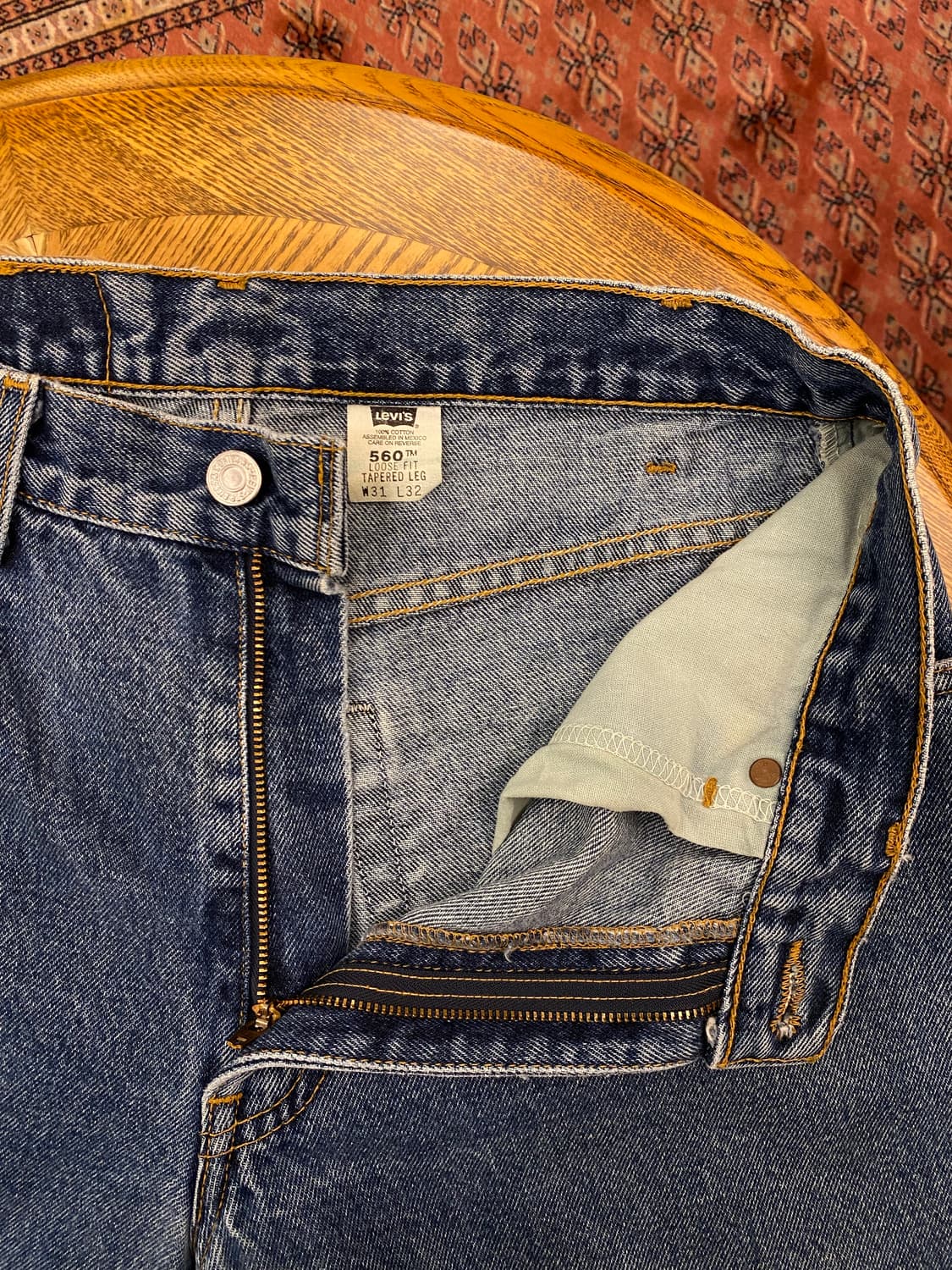 (31inch) 90s 빈티지 리바이스 560 진청 상품이미지8