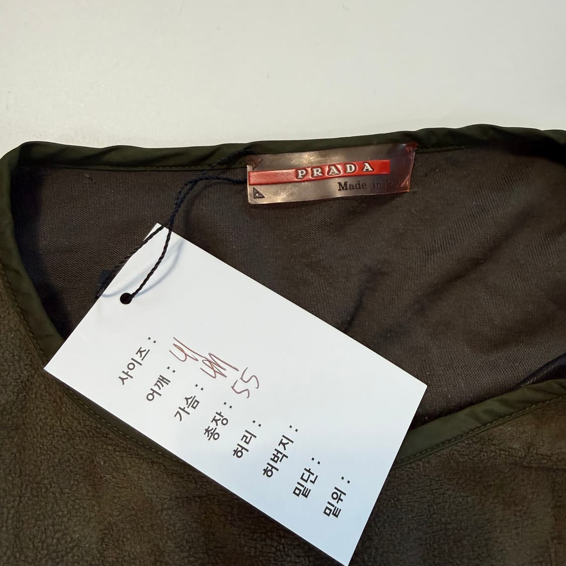 1990s 프라다 이태리 메이드 플리스 탑 상품이미지8