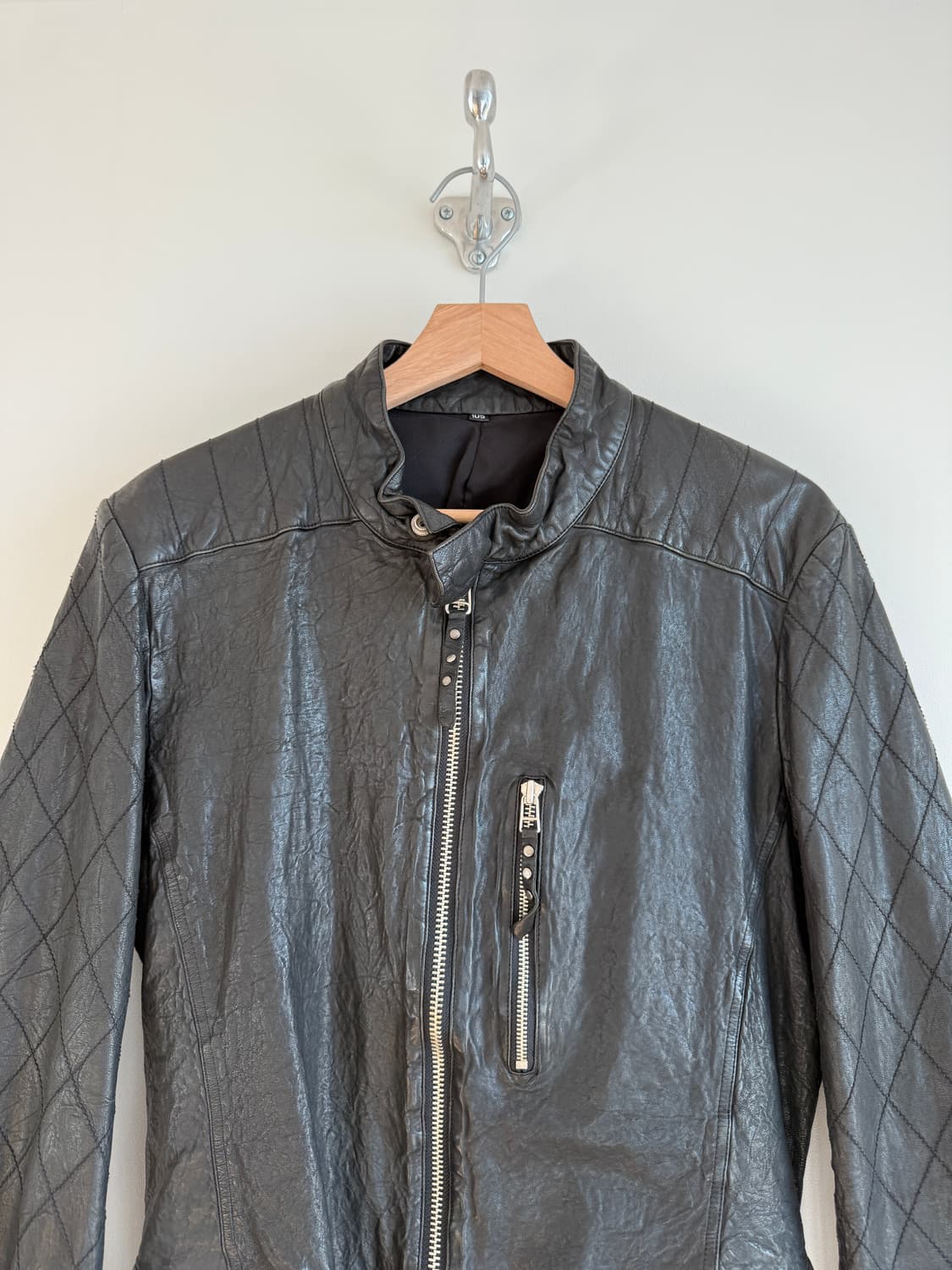 Pre owned 램스킨 레더자켓 상품이미지2