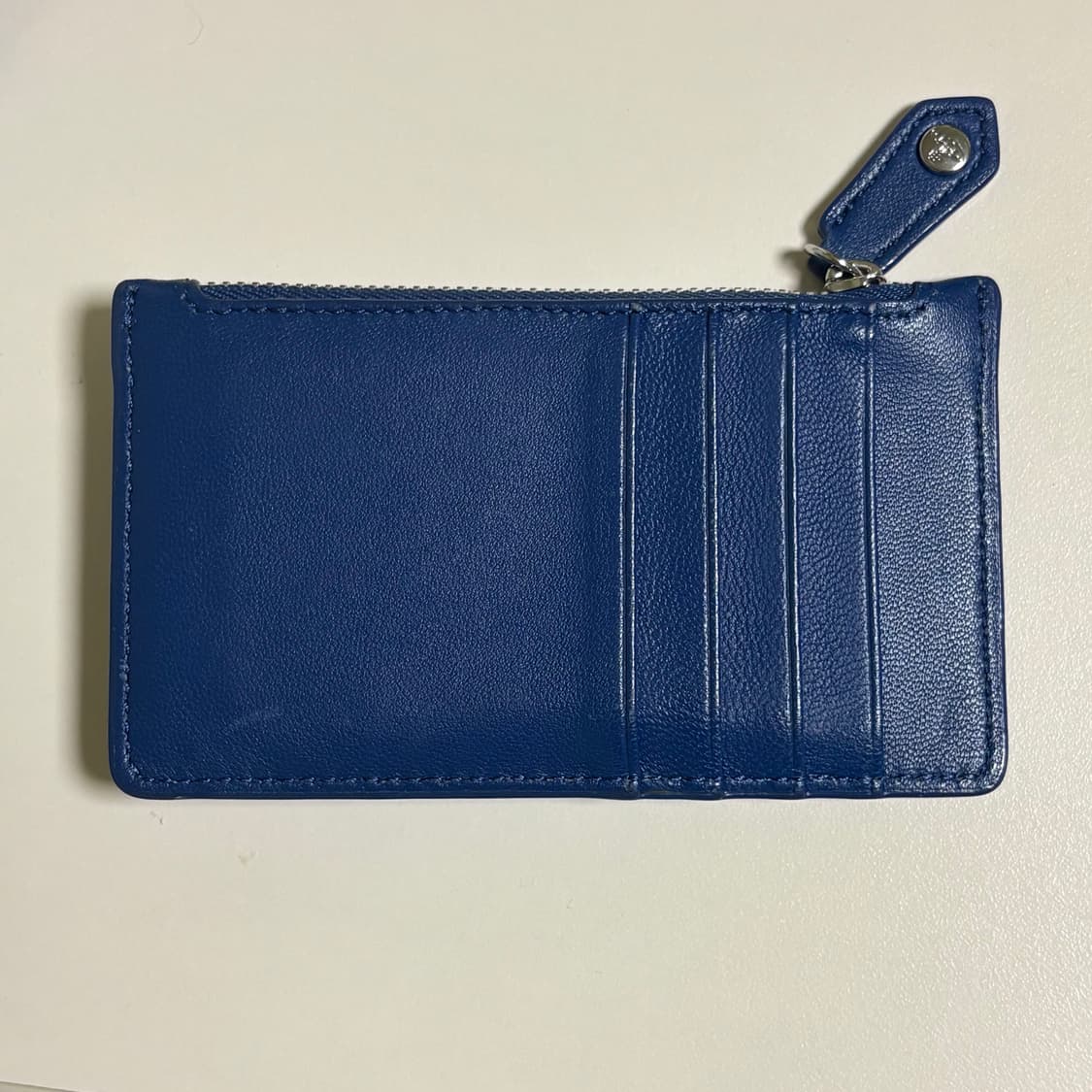 (풀박) 비비안웨스트우드 엠마 슬림 롱 카드 홀더 블루 상품이미지3