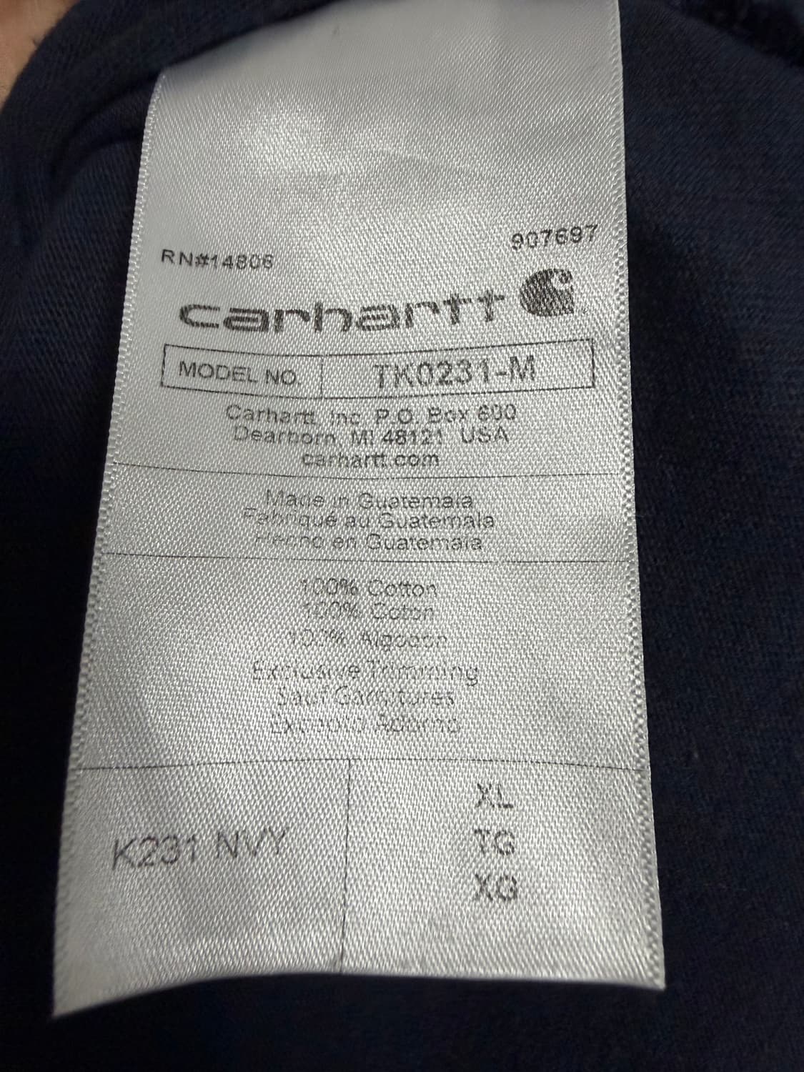 칼하트 롱슬리브 상품이미지4