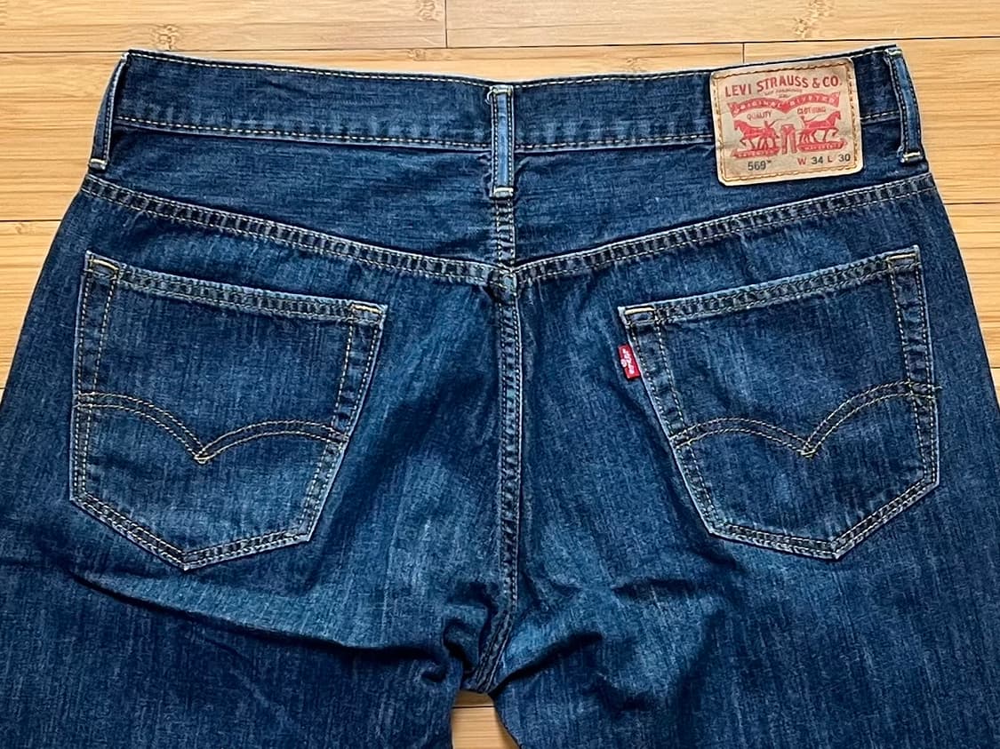 리바이스 569 데님팬츠 W34 L30 상품이미지4