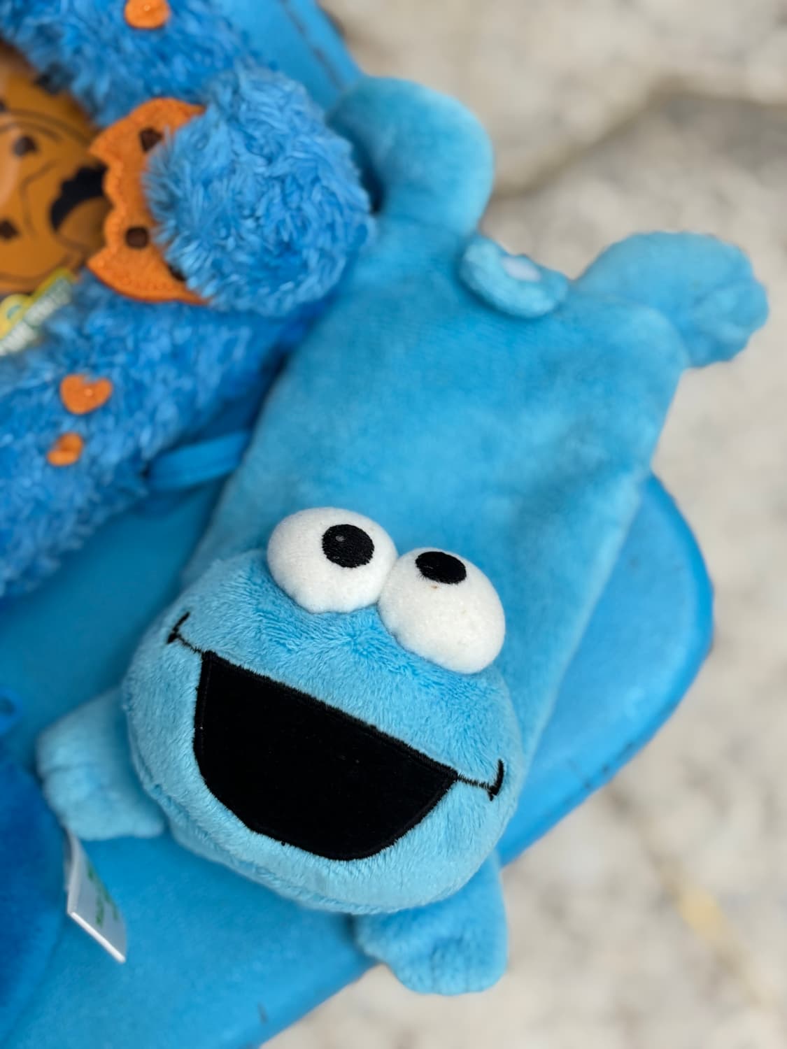 Vintage Cookie Monster Plush Card Keyrin 상품이미지1