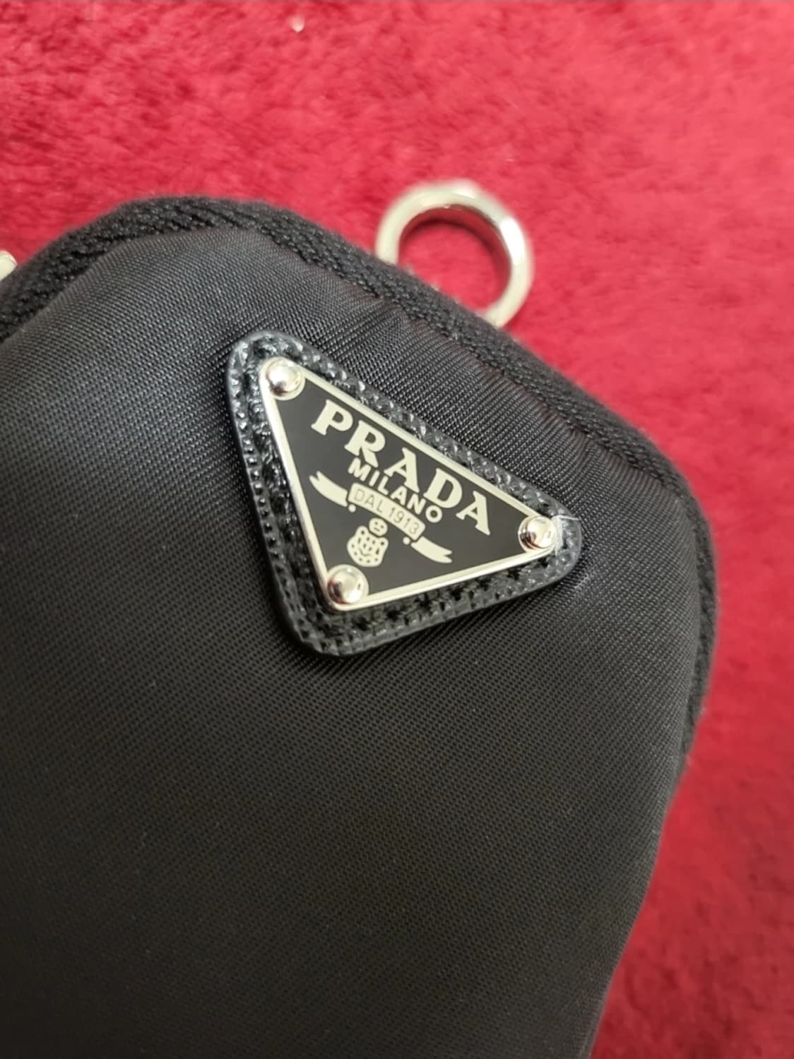 (신형)프라다 리나일론 미니 파우치 키링 상품이미지2
