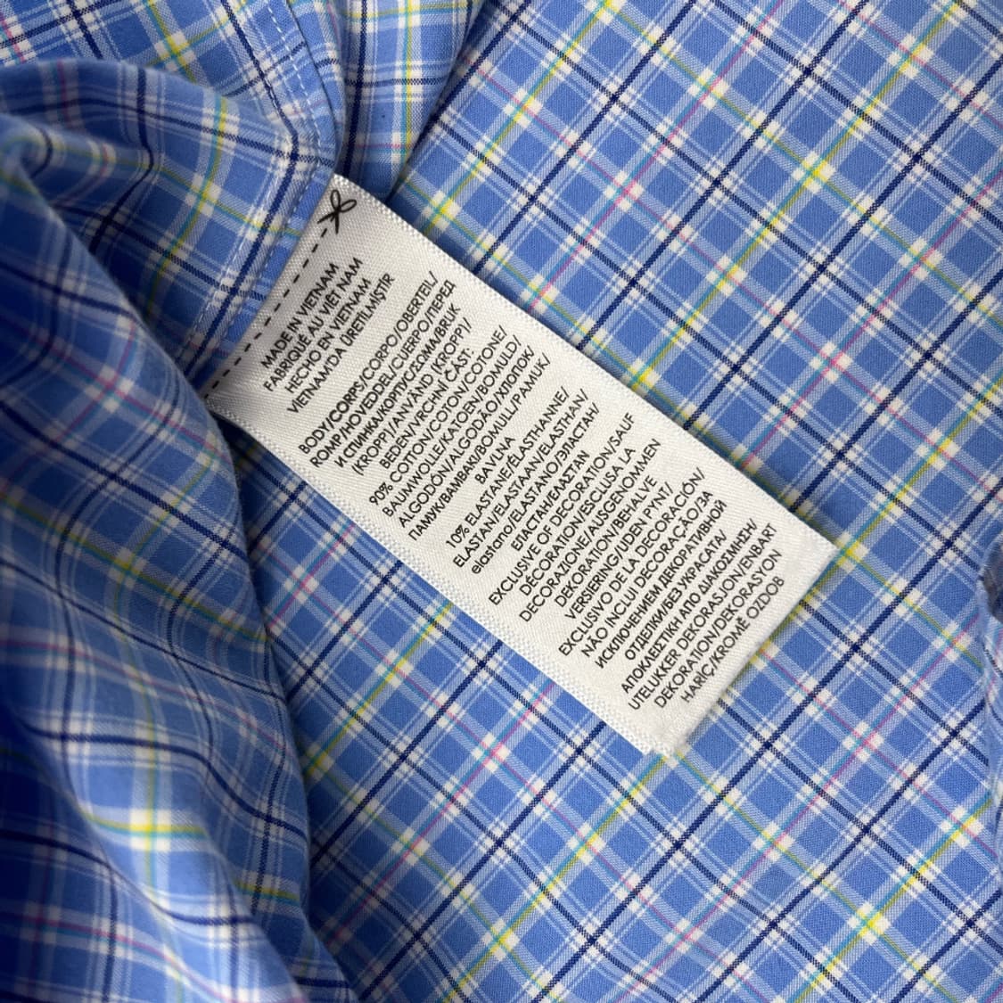 폴로 랄프로렌 네이비포니 소라 체크 셔츠 M 상품이미지6