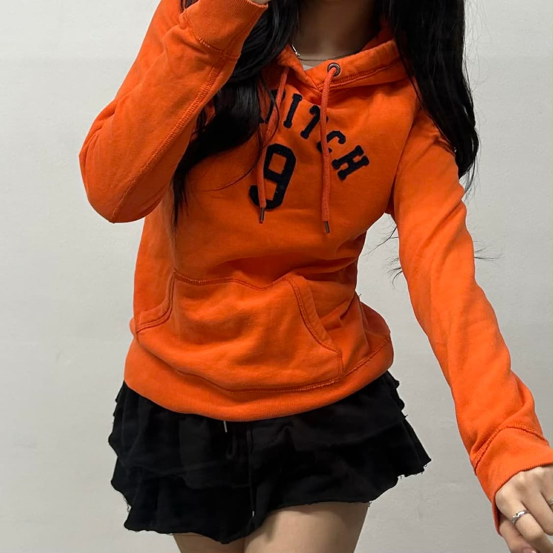 아베크롬비 y2k 여리핏 걸즈 스웻셔츠 후드티(L) 상품이미지1