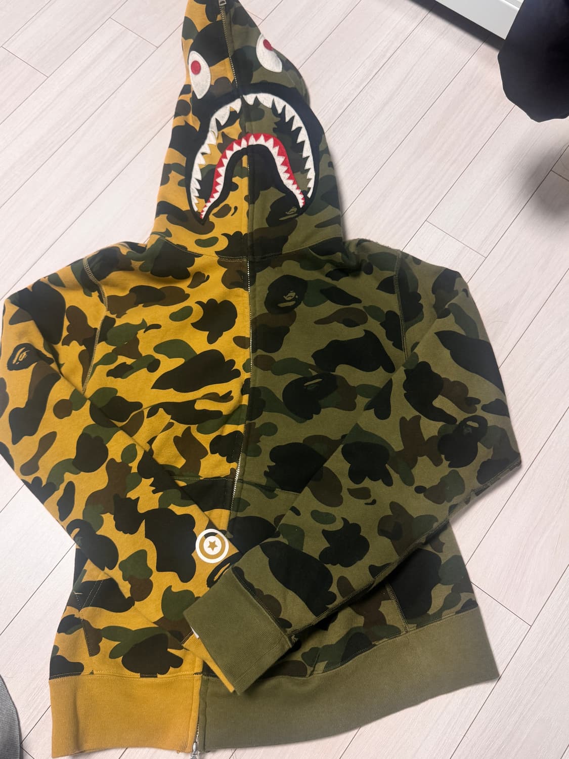 베이프 후드집업 정품 M 상품이미지1