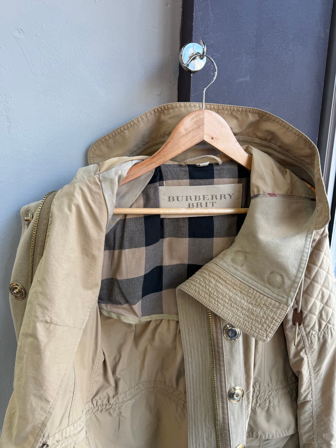 UK6/ 버버리 유틸리티 견장 트렌치 코트자켓 상품이미지8