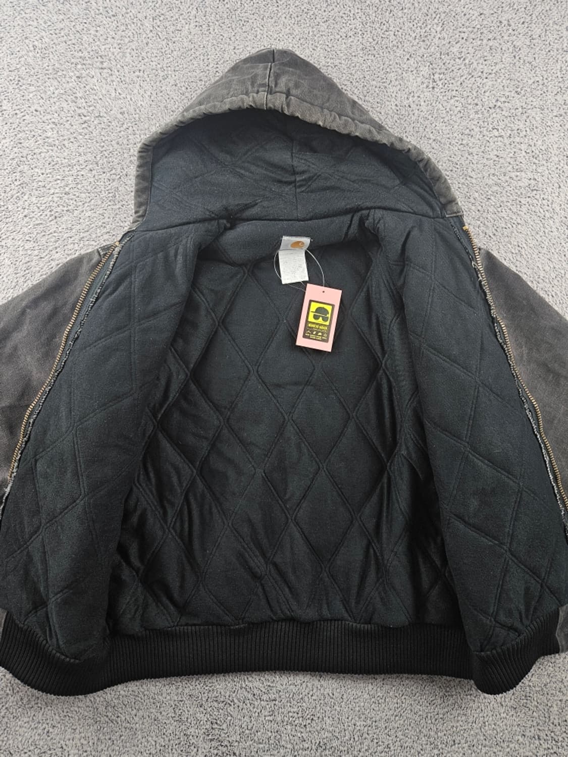 90's 칼하트 J04 덕 액티브 후드 워크 자켓 ( L )/ 10929 상품이미지10