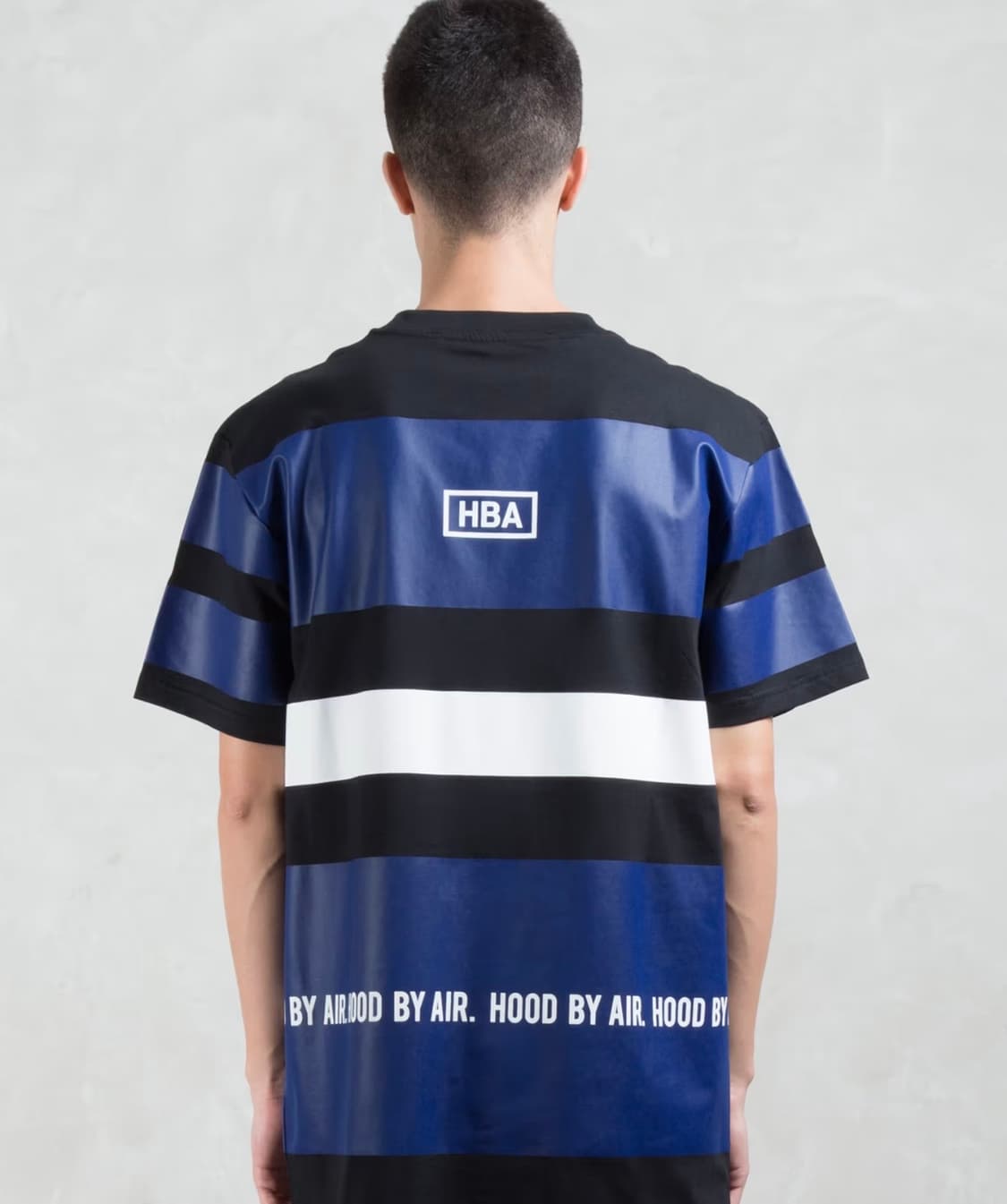 후드바이에어 스트라이프 반팔 상품이미지1