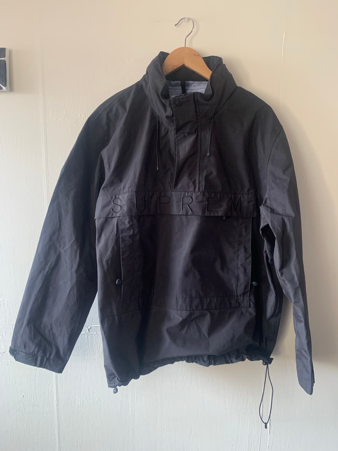 슈프림 블랙 아노락 자켓 M 상품이미지1