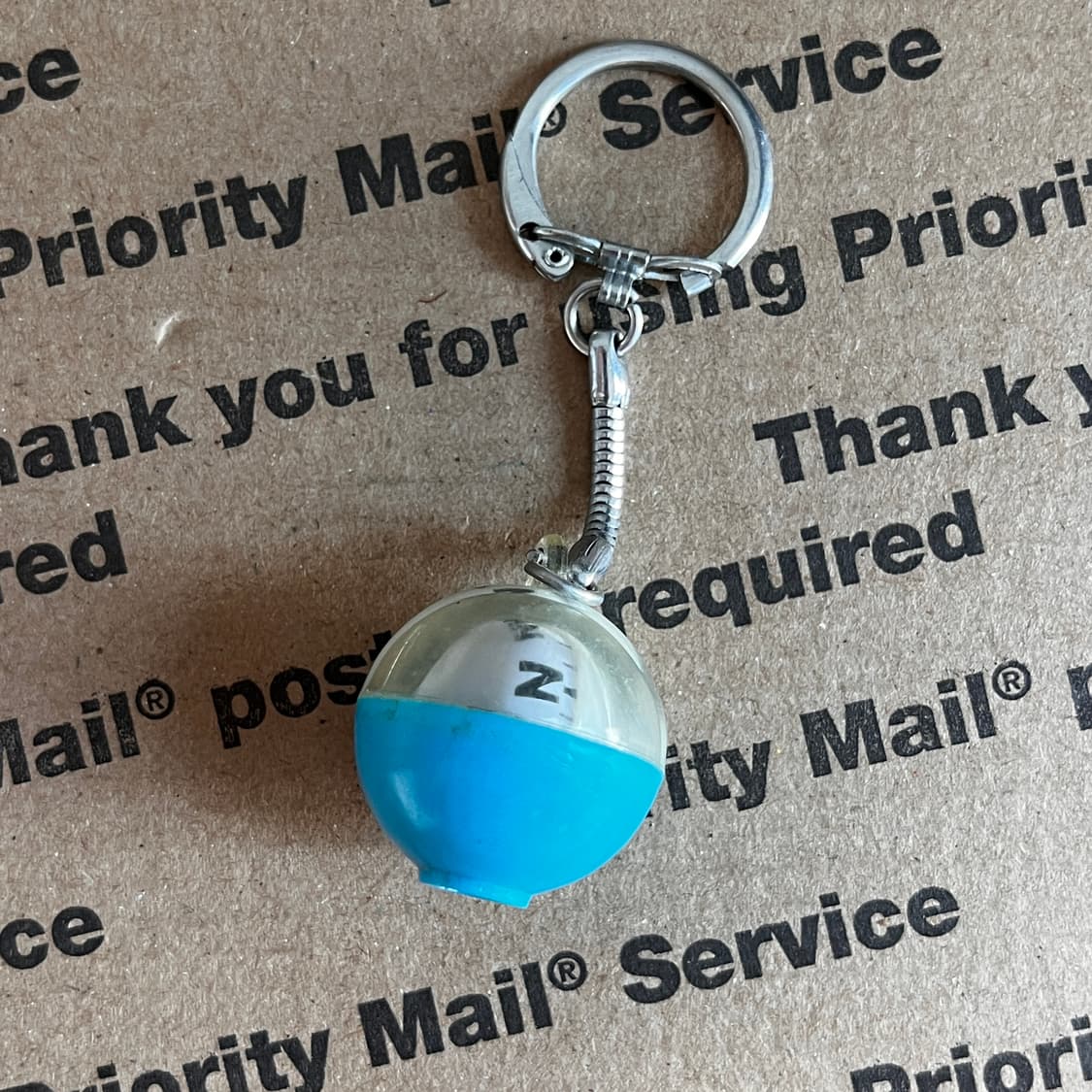 90s vtg Mini Compass Ball Keyring 상품이미지2