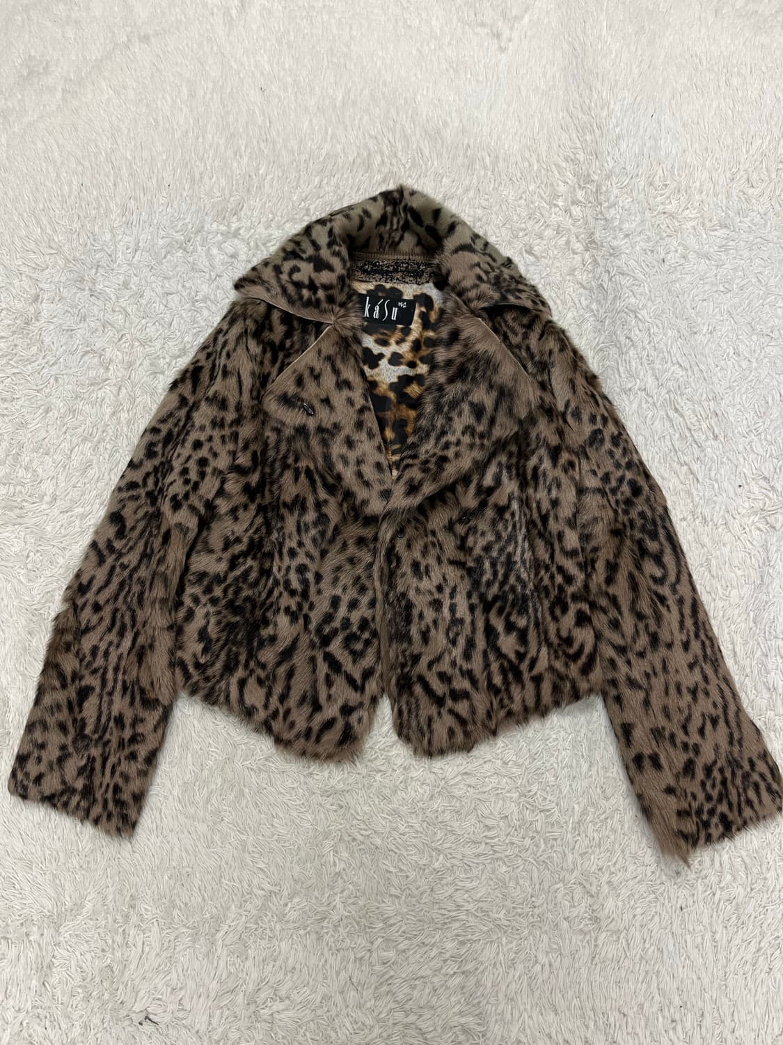 오네걀 레오파드 래빗퍼 자켓 상품이미지4