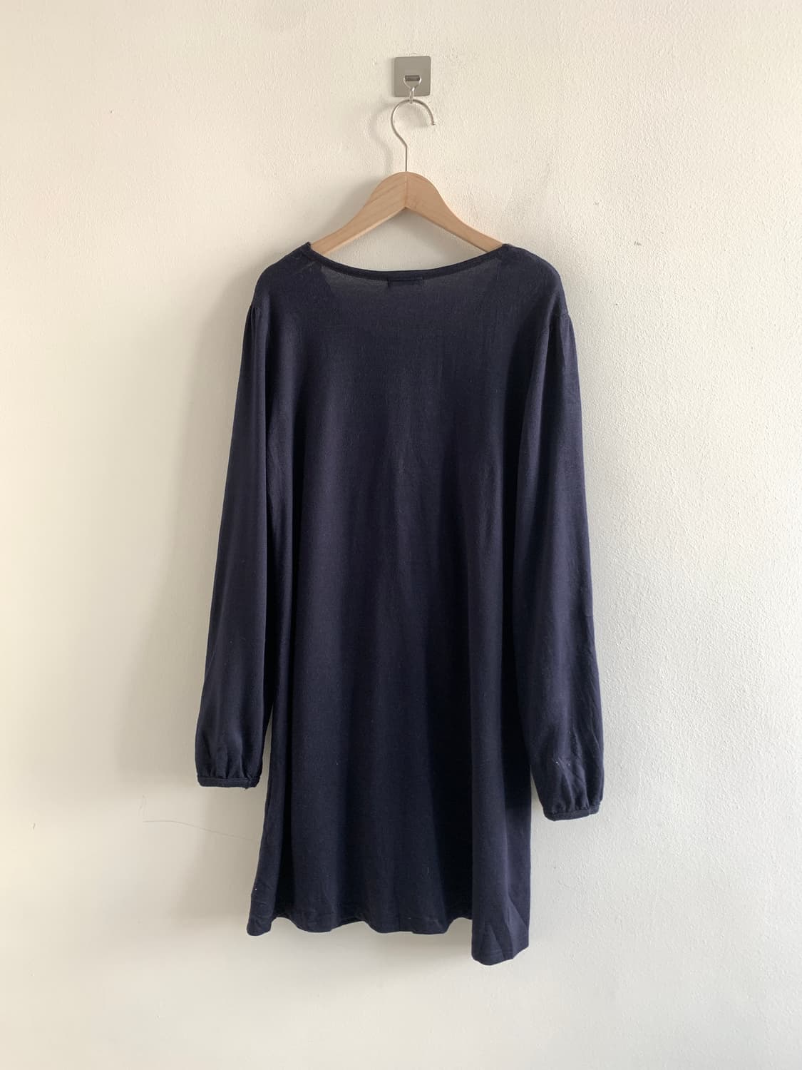 V neck lace navy dress 상품이미지6