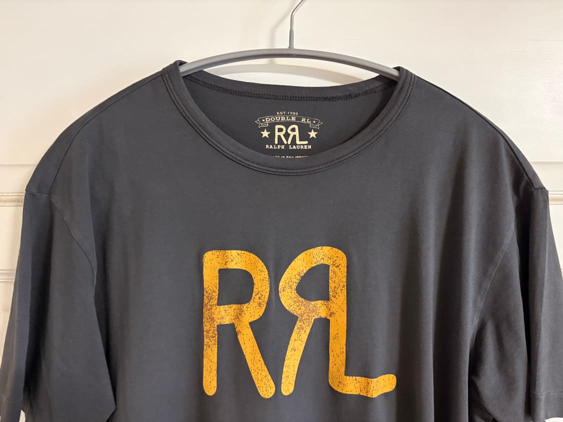 RRL 남성 로고 코튼 저지 티셔츠 상품이미지3