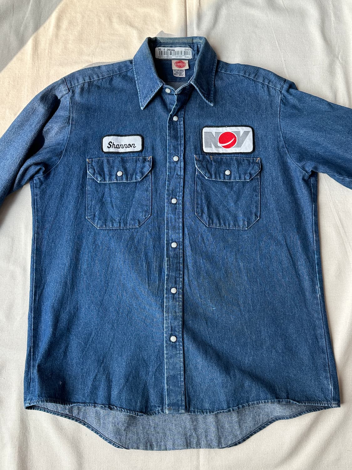 L 레드캡 REDKAP 데님 워크셔츠 상품이미지6