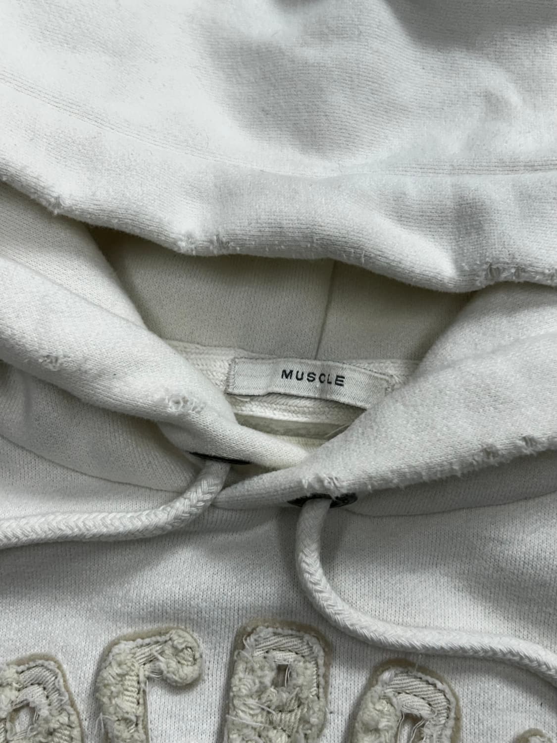 아베크롬비 y2k 데미지 기모 후드티 상품이미지5