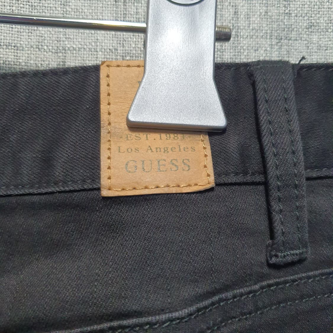 게스 남성  데님  블랙 청바지  상품이미지4