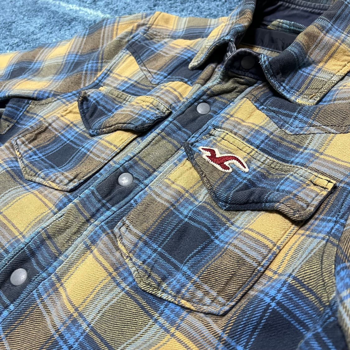 홀리스터 웨스턴 체크남방 자켓 상품이미지3