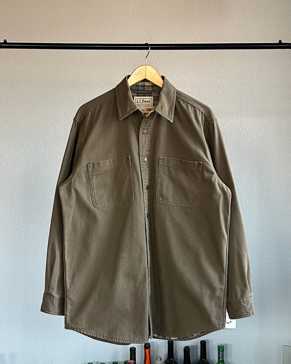 [L]엘엘빈 L.L.Bean 캔버스 블랭크 워크 셔츠 자켓 상품이미지1