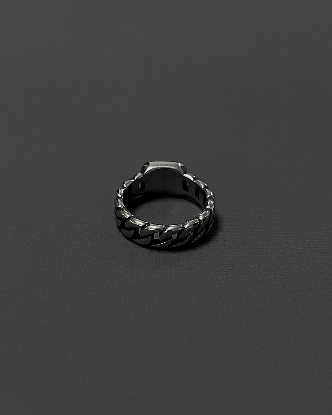 블랙 오닉스 체인 반지 상품이미지3