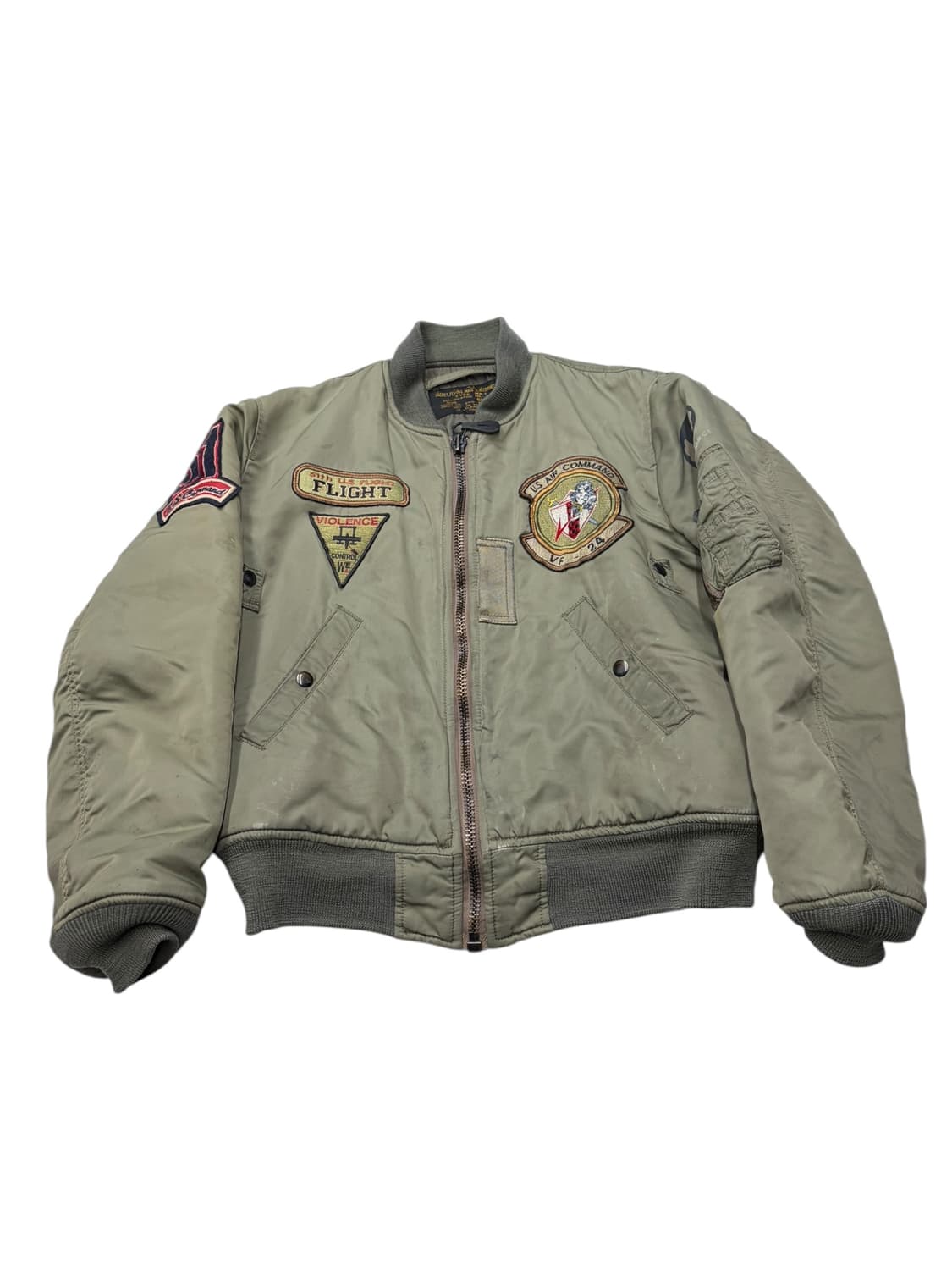 U.S. Air Force MA-1 패치 커스텀 플라이트 자켓 상품이미지1