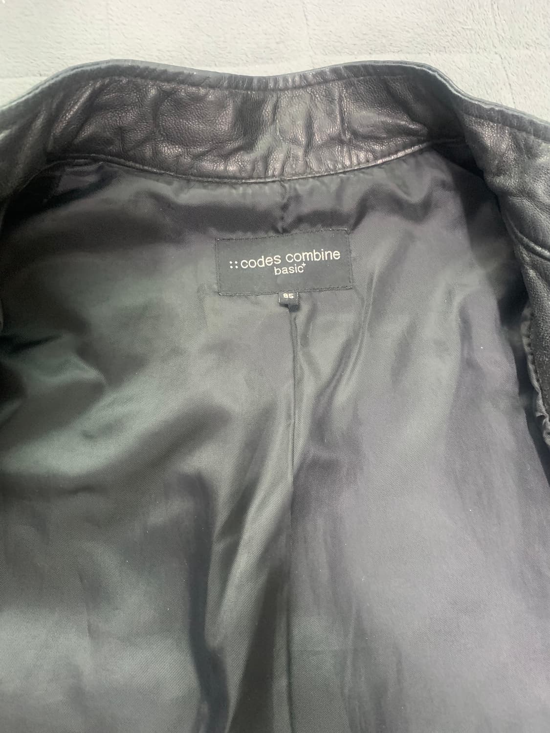 코데즈컴바인  염소가죽 자켓 95 상품이미지3