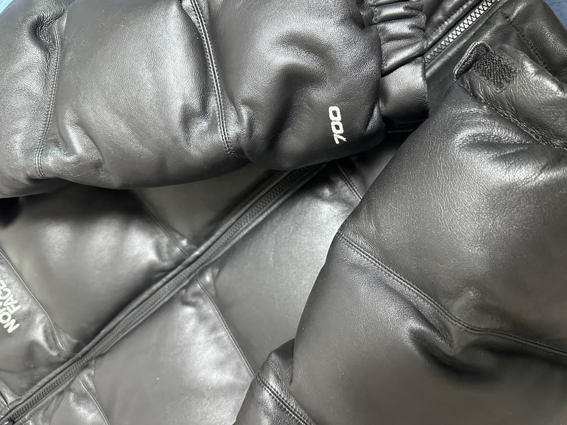 (L) 17FW 슈프림 x 노스페이스 눕시 레더 상품이미지2