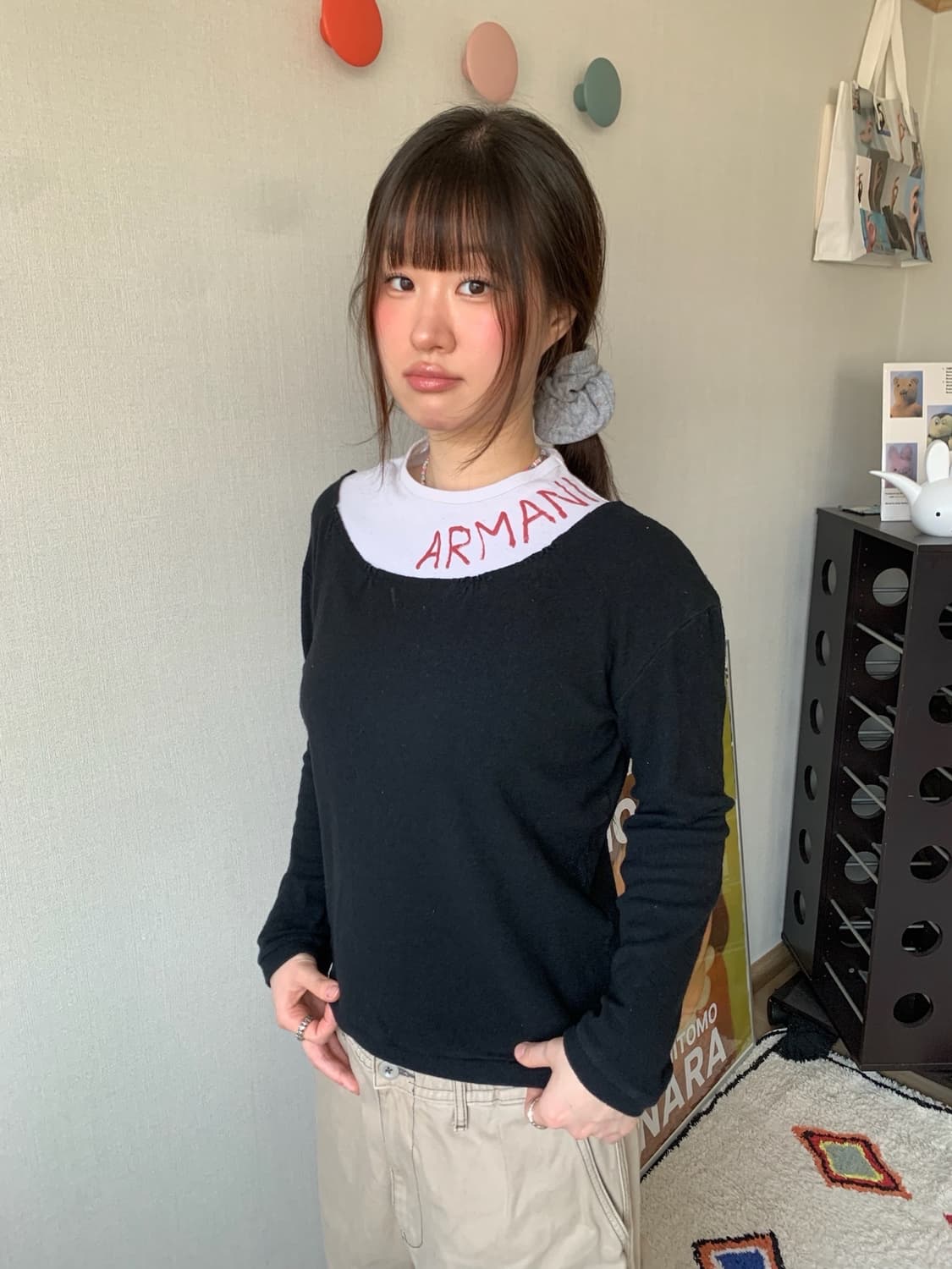 armani jeans, layered top 상품이미지1