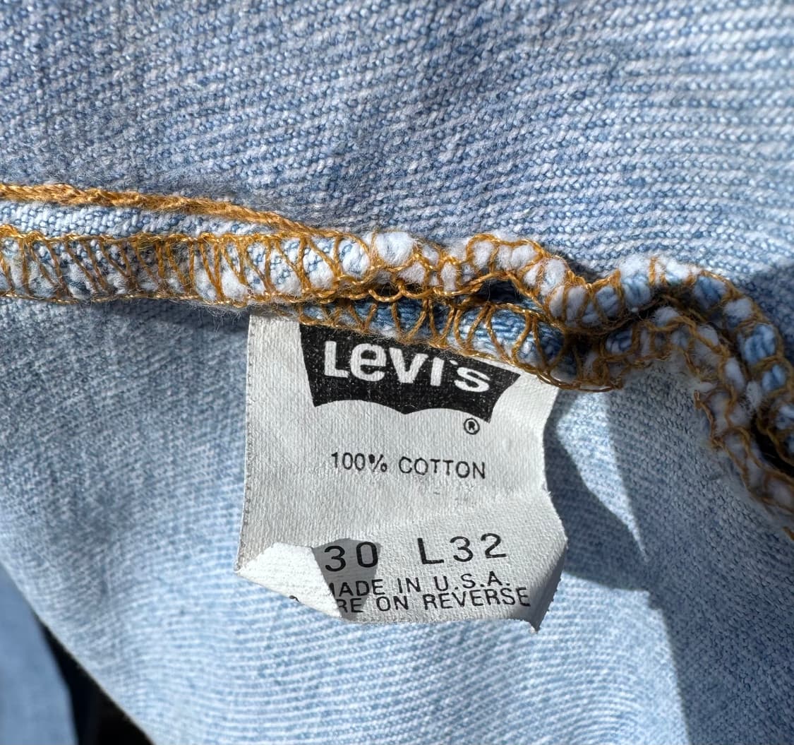 90s usa 빈티지 리바이스 501 데님 30(28~29) (617) 상품이미지4
