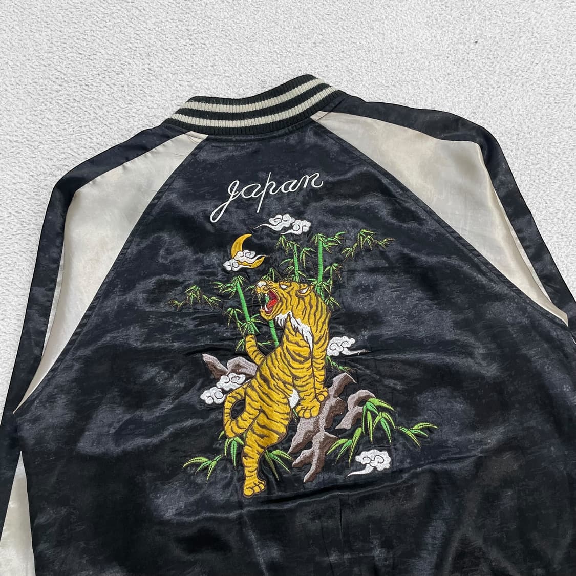 Jpn vintage 재페니즈 빈티지 죽호 스카잔 자켓 블랙 상품이미지4