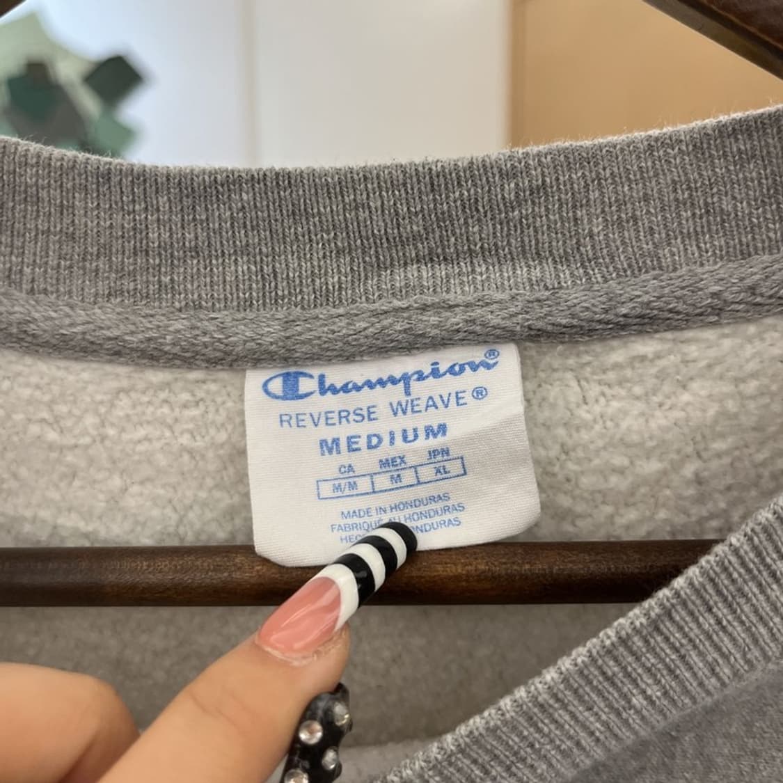 챔피온 리버스위브 모던 캐주얼 자수로고 맨투맨 M C10542 상품이미지5