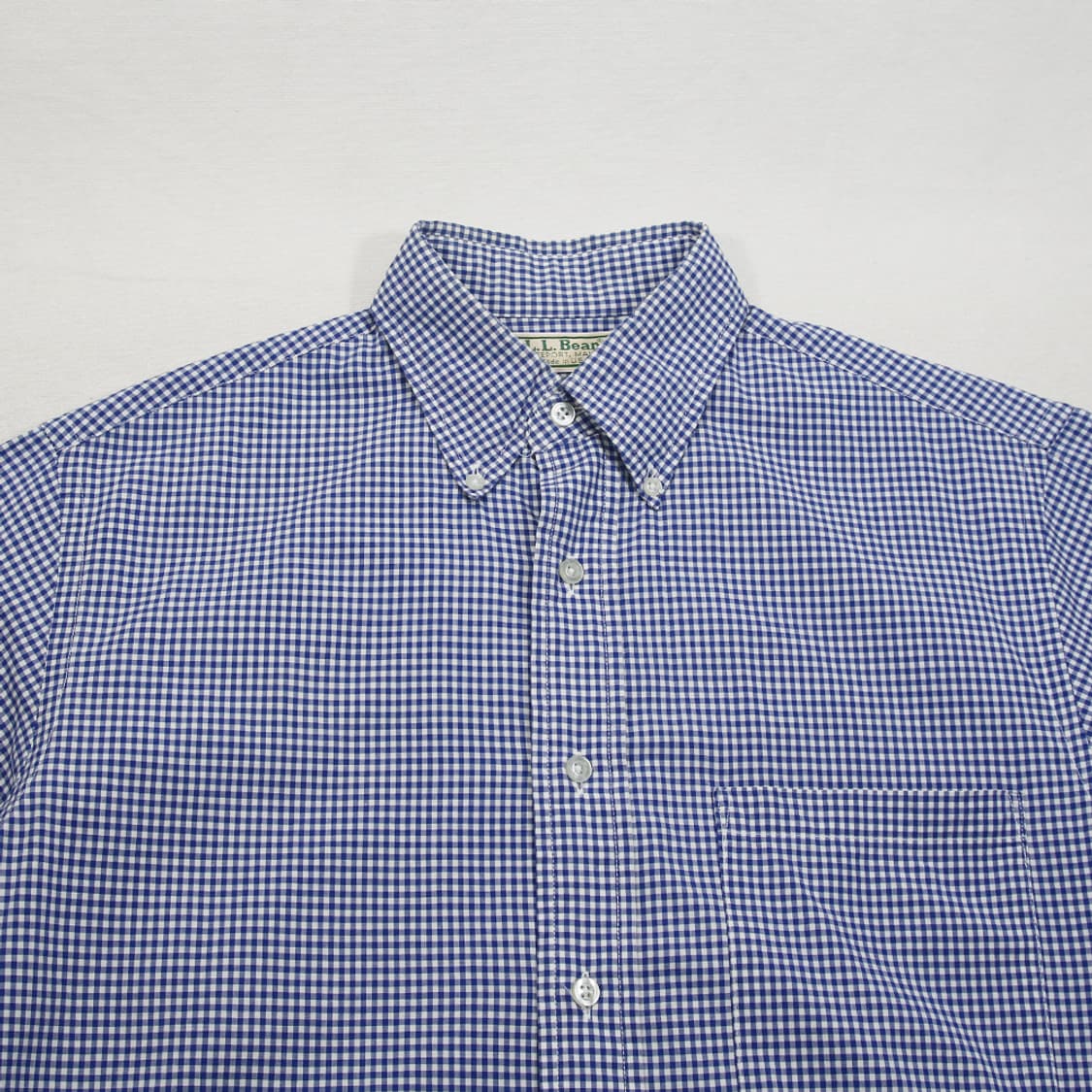 (착용컷) L.L.Bean 체크 셔츠 (남성용 100) 상품이미지4