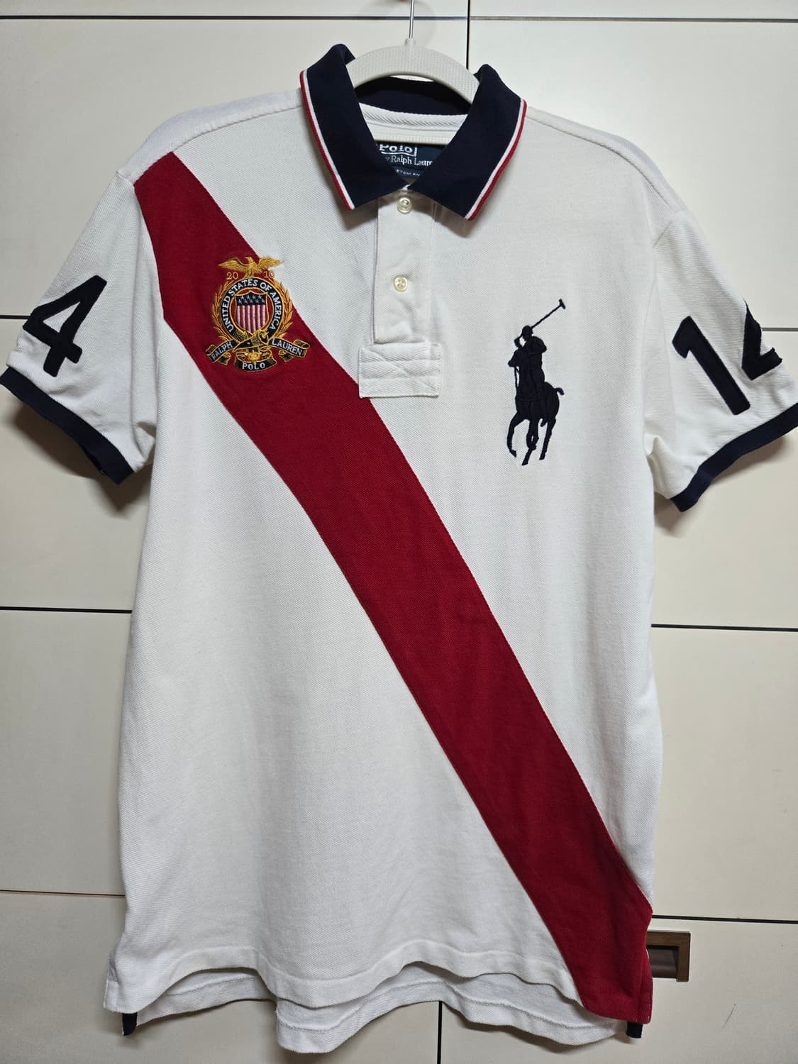 폴로 랄프로렌 빅포니 치프키프 성조기 PK 카라반팔티 상품이미지1